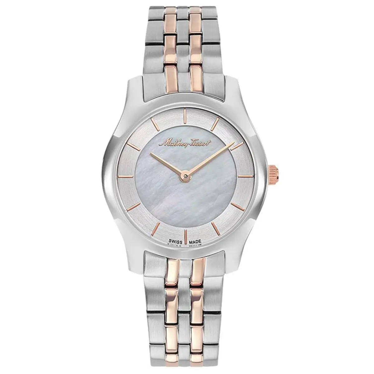 Mathey Tissot Women`s Tacy Mother of Pearl Dial Watch - D949BI