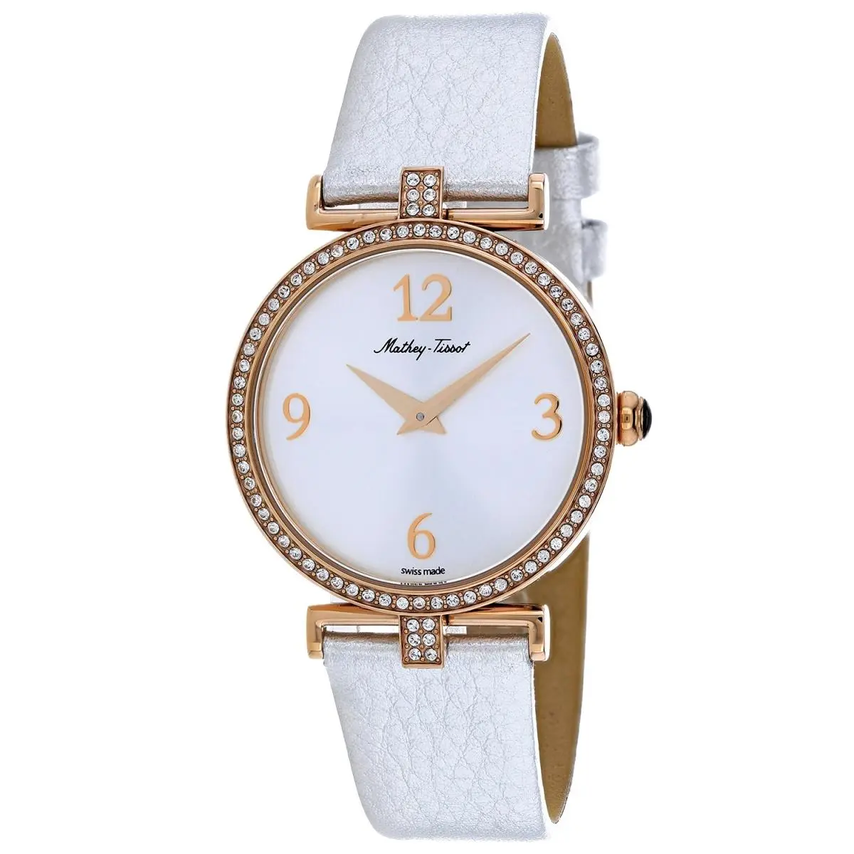 Mathey Tissot Women`s Gaia Silver Dial Watch - D587QPI
