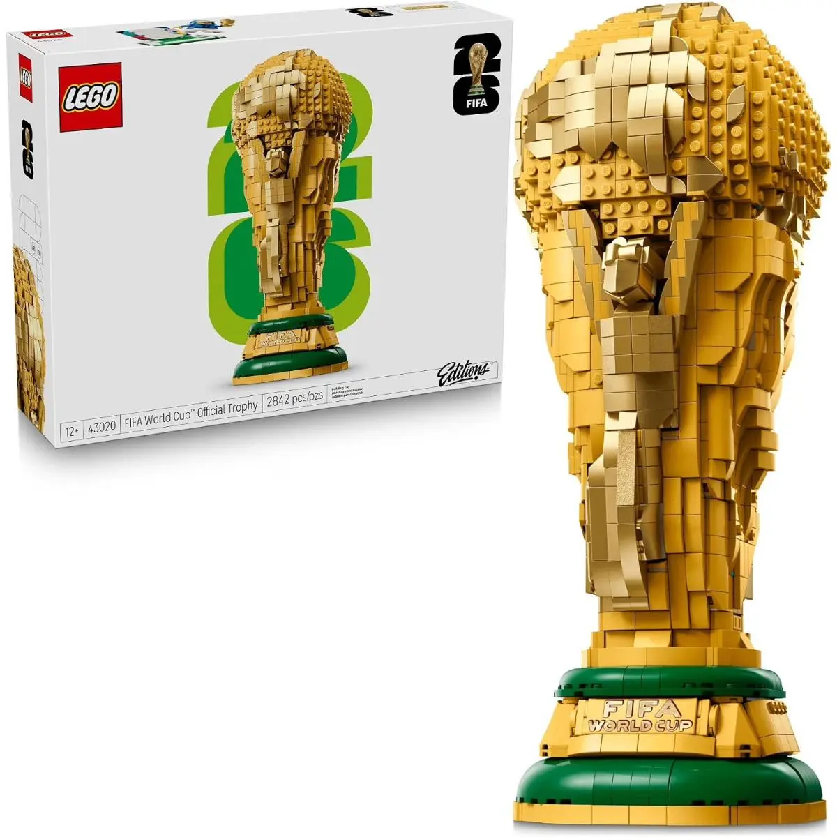 Lego Editions Fifa World Cup Official Trophy Building Set 43020