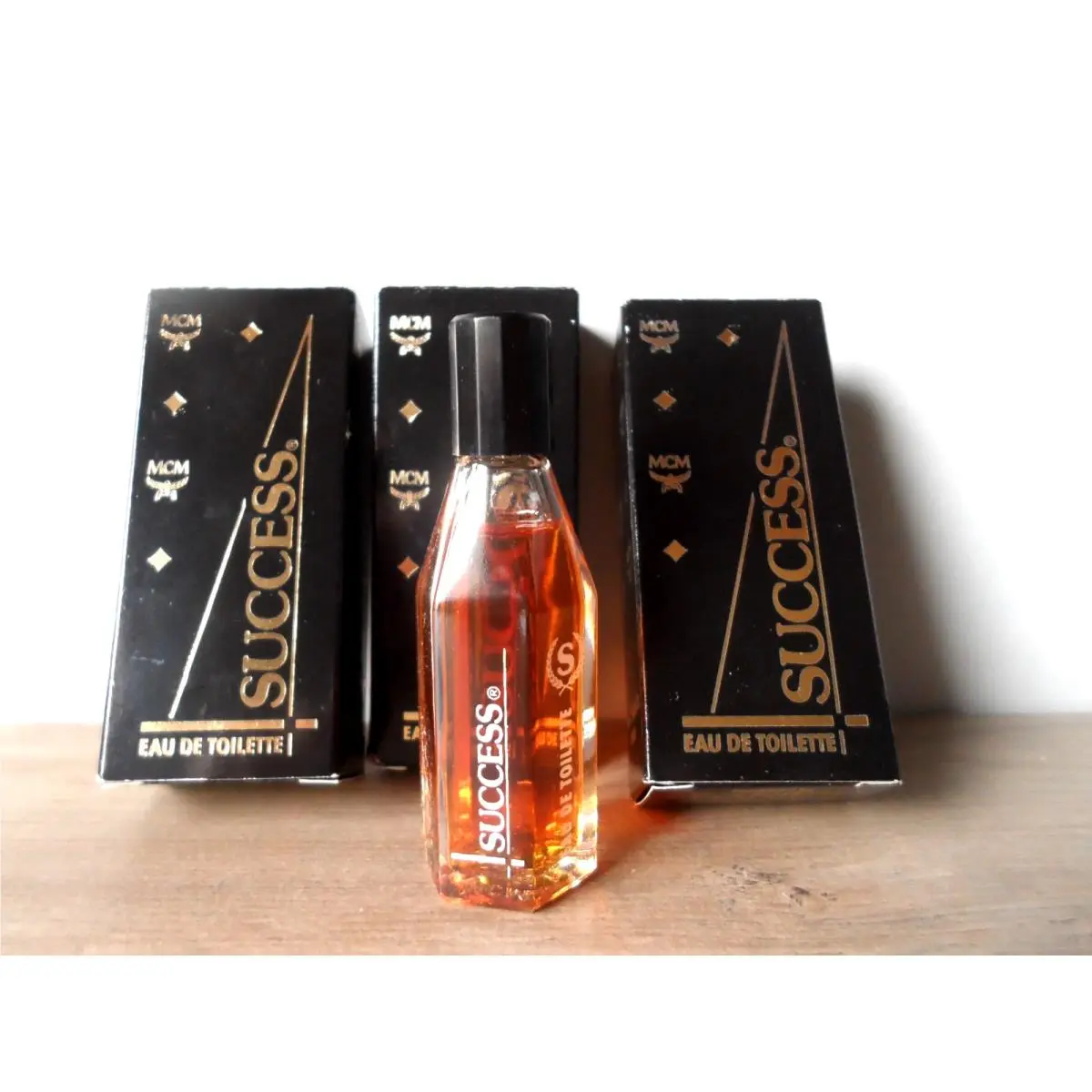 Lot Of 3 Success Men Mcm Edt Splash Miniature Bottles 10 ml / 0.6 oz Total 1 oz