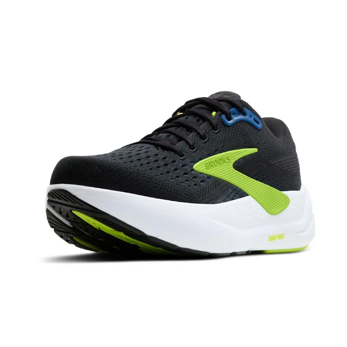 Brooks shoes - Brooks Ghost Max 3 - Ghost Max - 110464-1D-078 - Black/Navy/Acid Lime 9