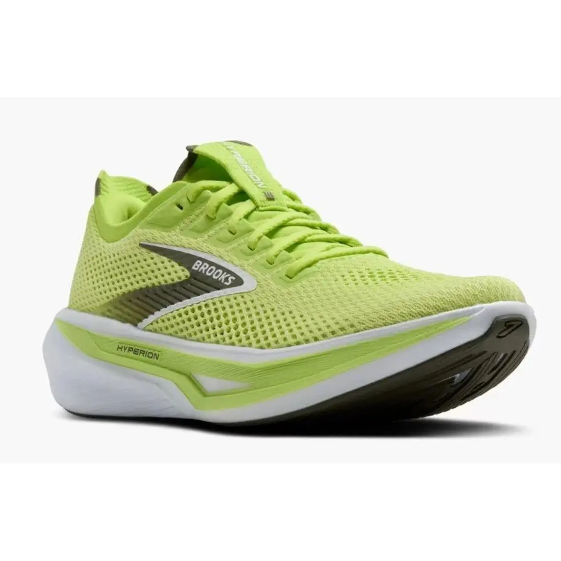 US 13 D Brooks Hyperion 3 Men`s Running Shoes Sunny Lime Olive 110465 1D 369