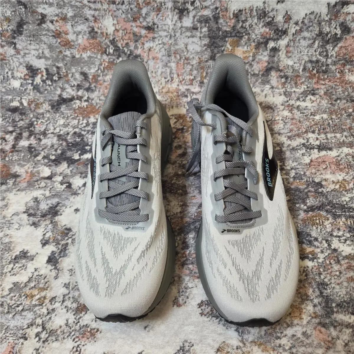 Brooks shoes - Brooks Launch 11 - Launch - Oyster /Primer Gray / Blue 4
