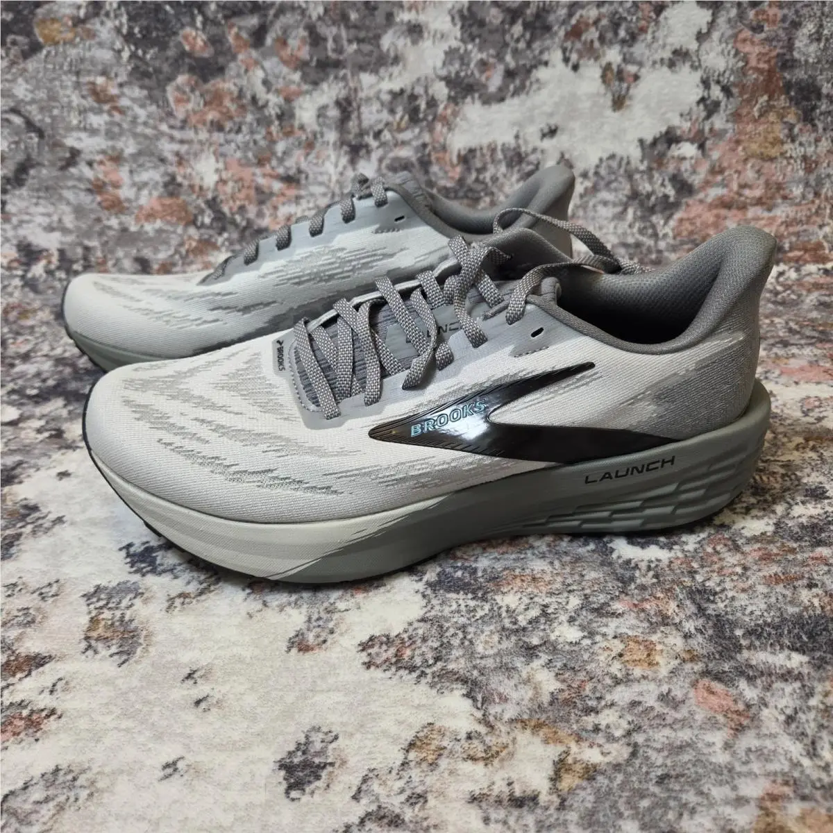 Brooks shoes - Brooks Launch 11 - Launch - Oyster /Primer Gray / Blue 6