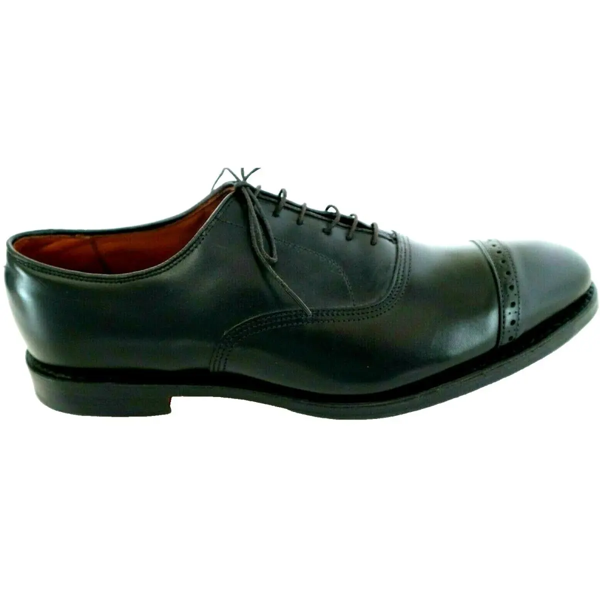 Brooks Brothers Leather Size US 11 B Goodyear Welted Cap Toe Made IN Usa