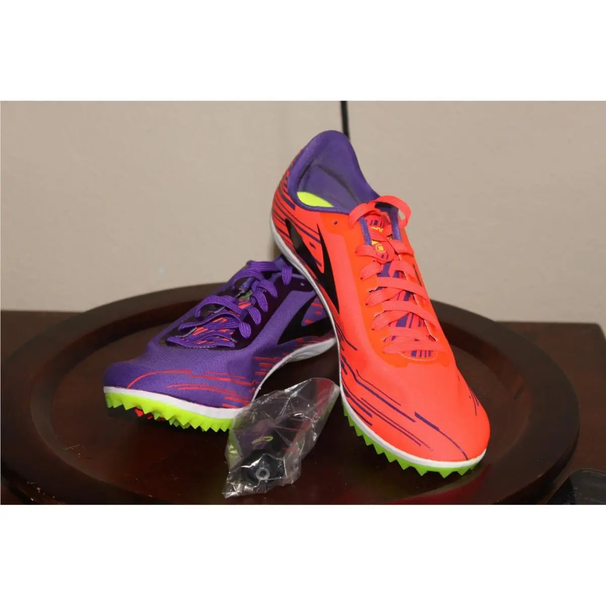 Brooks Mach 18 Multi Track Shoes Size 12 Cross Country Spikes Trainers Running