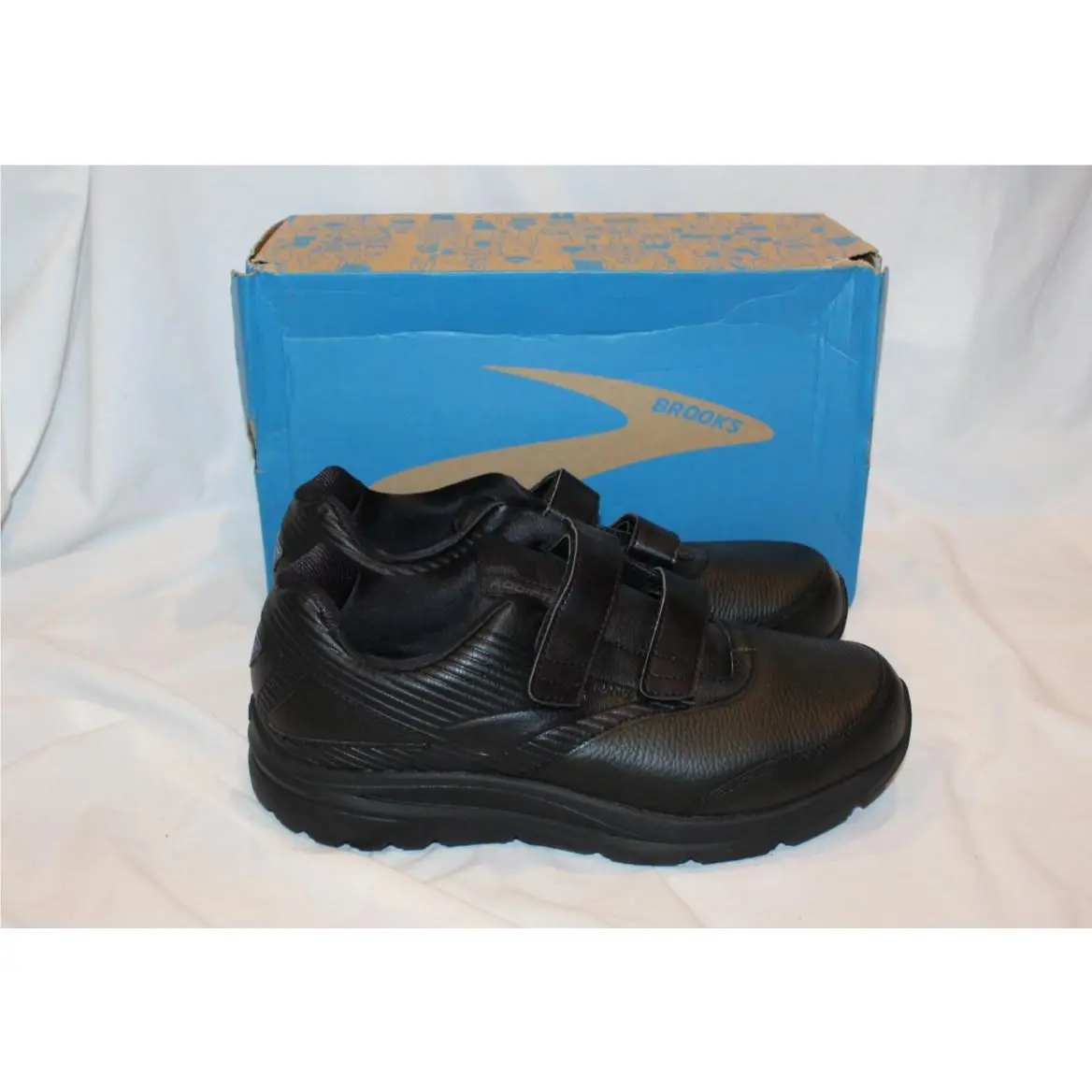 Brooks Addiction Walker V-strap 2 Men’s Black Size 11.5 4 EE Extra Wide