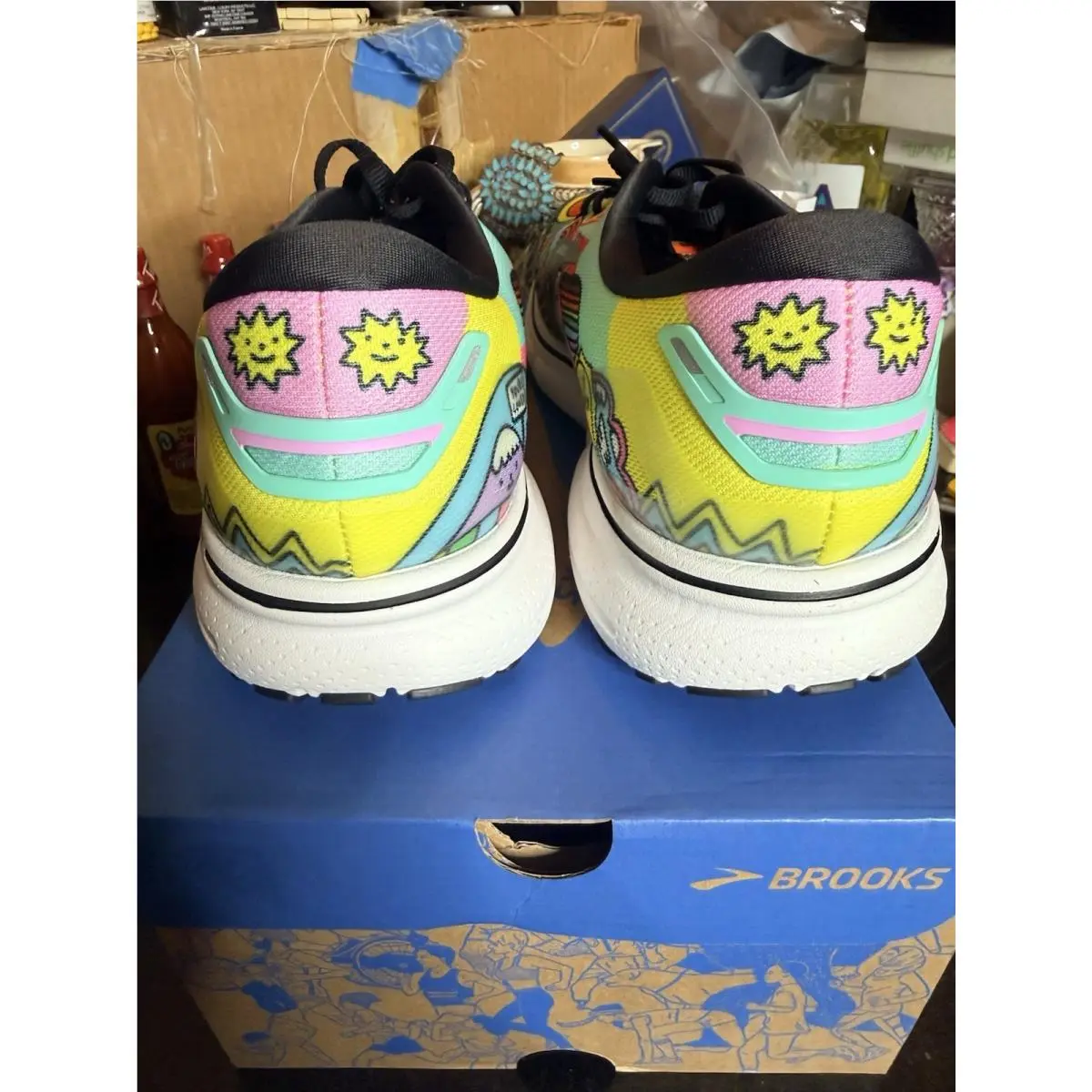 Brooks shoes - Brooks Ghost 15 - Ghost - PRIDE - White (UPC: 195394278415) 2