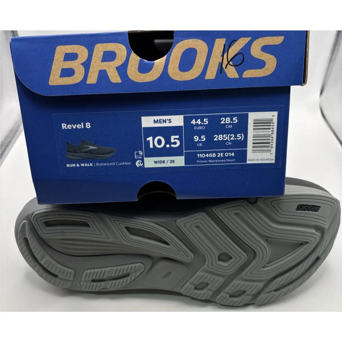 Brooks shoes - Brooks Revel 8 - Revel - Black (UPC: 195394684551) 5