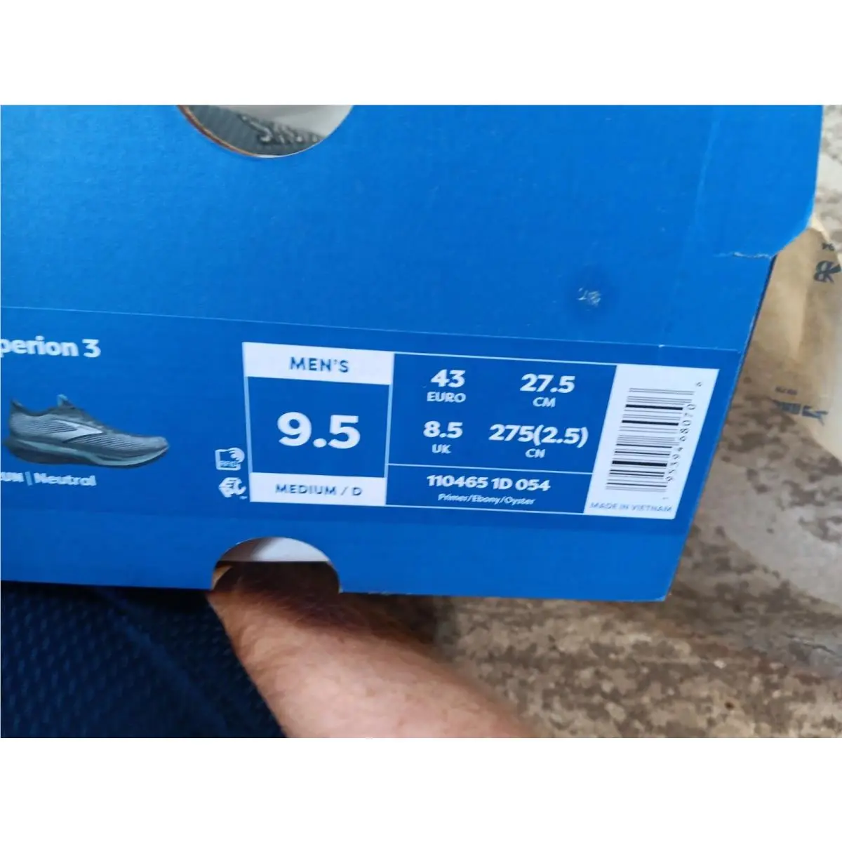 Brooks shoes - Brooks Hyperion 3 - Hyperion - 110465 1D 054 - Gray 1