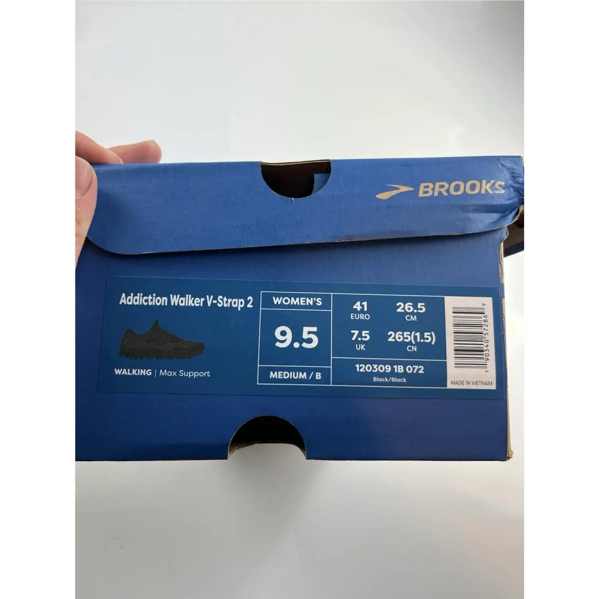 Brooks shoes - Brooks Addiction Walker V-strap 2 - Black 1