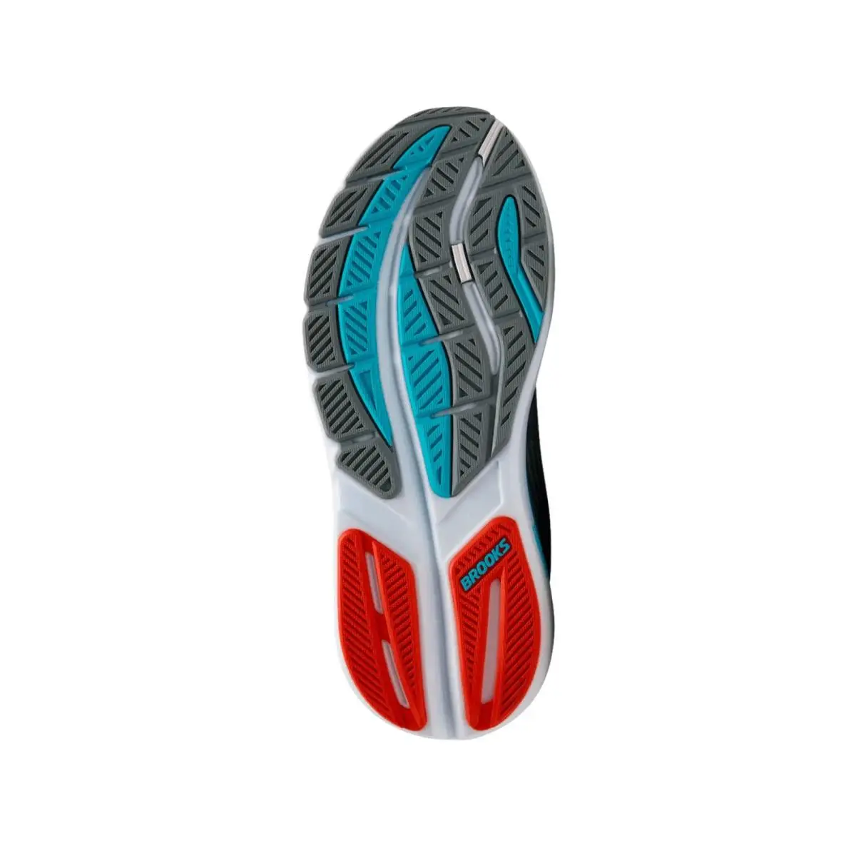 Brooks shoes - Brooks Ghost Max 3 - Ghost Max - Primer Grey/Antarctica/Red 2