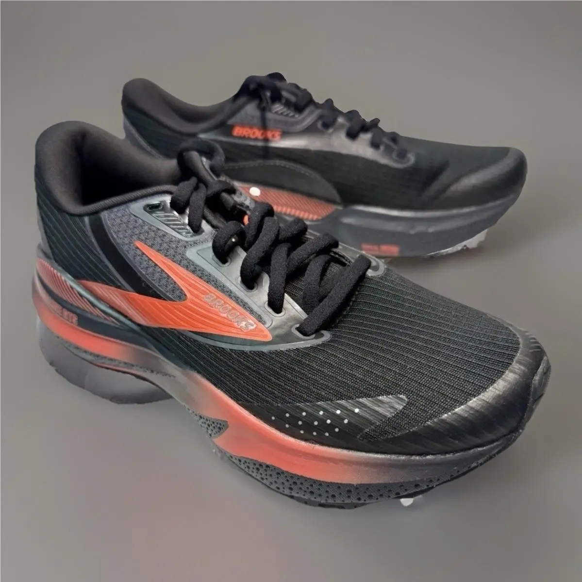 Brooks shoes - Brooks Adrenaline GTS 24 - Adrenaline GTS - 120427 1B 044 - Black/Ebony/Hot Coral 2