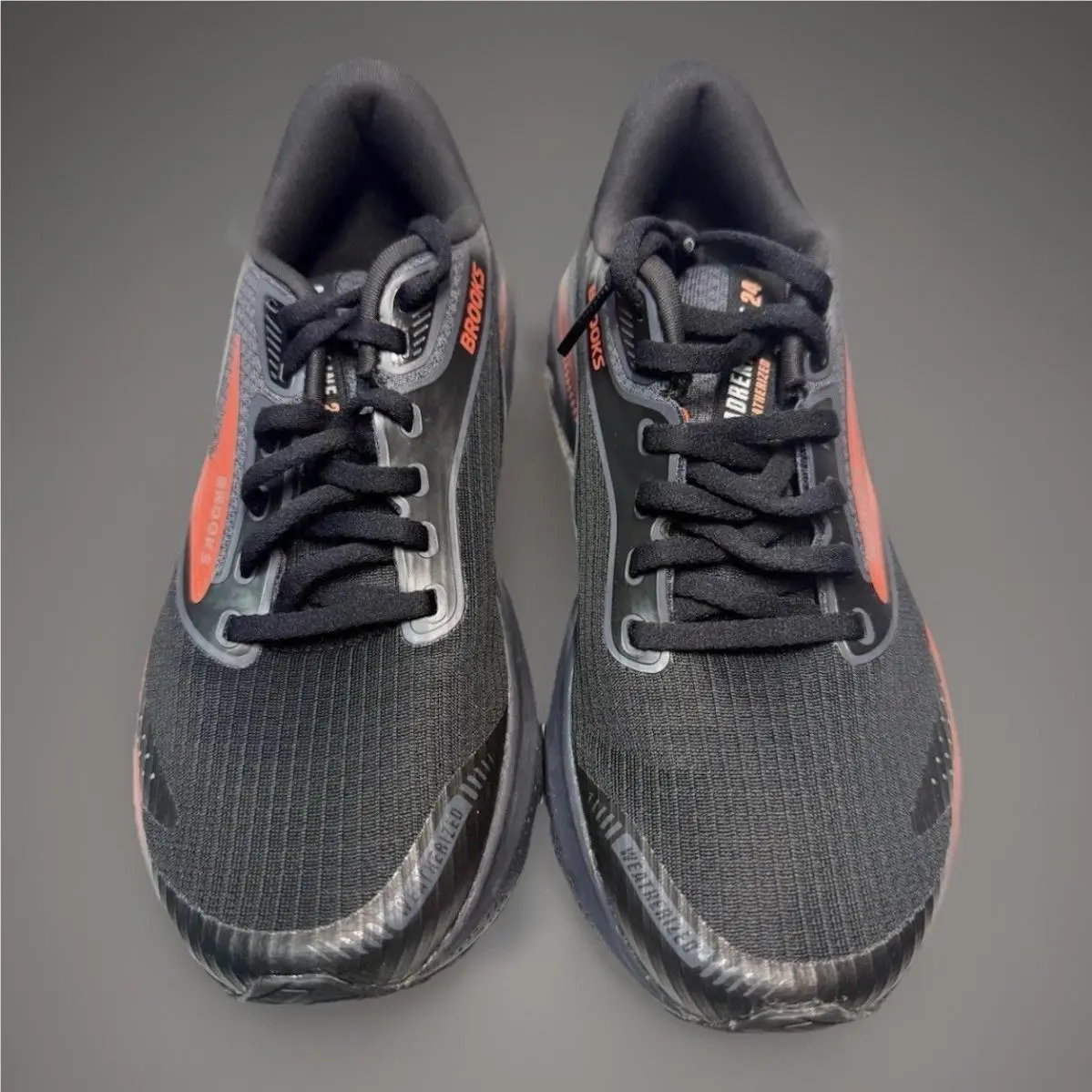 Brooks shoes - Brooks Adrenaline GTS 24 - Adrenaline GTS - 120427 1B 044 - Black/Ebony/Hot Coral 3