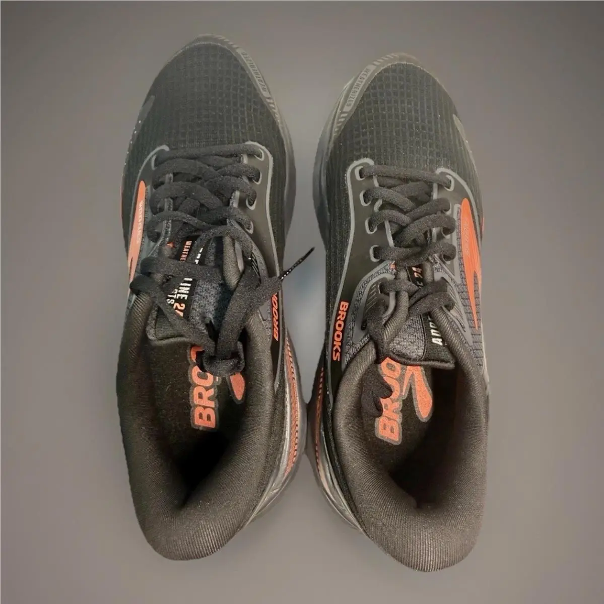 Brooks shoes - Brooks Adrenaline GTS 24 - Adrenaline GTS - 120427 1B 044 - Black/Ebony/Hot Coral 5