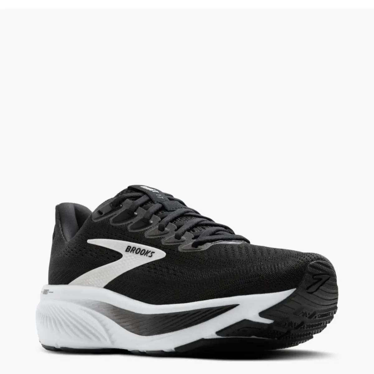 Brooks Ghost 17 Black White Men’s Size 8D Running Shoes 1104421D-090 Nby