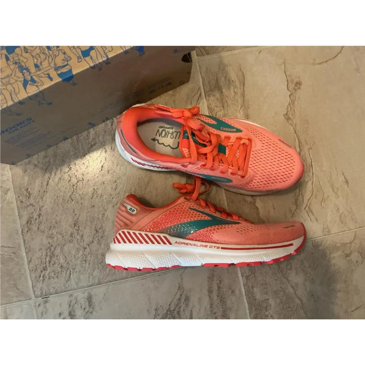 Brooks shoes - Brooks Adrenaline GTS 22 - Adrenaline GTS - Orange 3