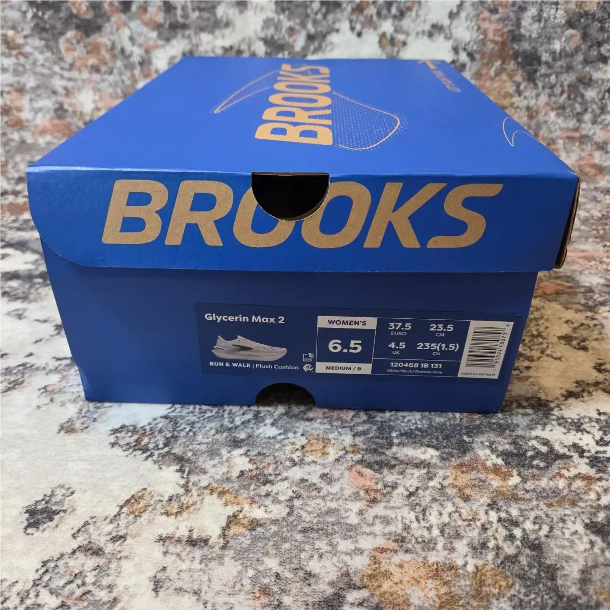 Brooks shoes - Brooks Glycerin Max 2 - Glycerin Max - White / Black / Chateau Gray 14
