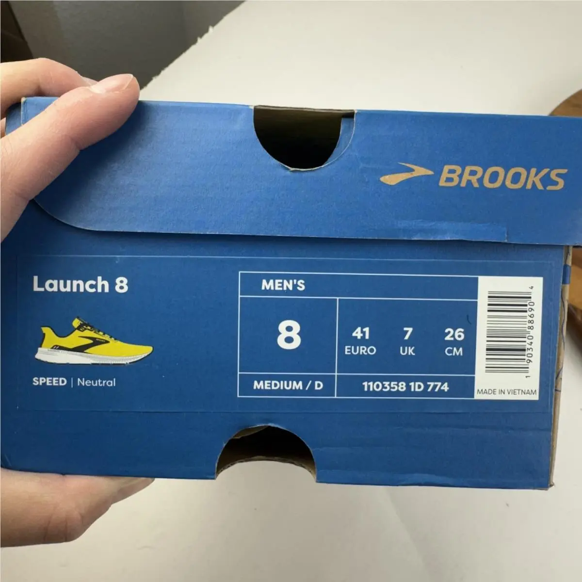 Brooks shoes - Yellow 6