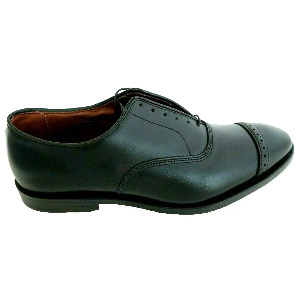 Brooks Brothers Leather Size US 9 B Goodyear Welted Cap Toe Made IN Usa