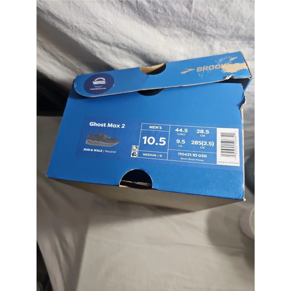 Brooks shoes - Brooks Ghost Max 2 - Ghost Max - Black (UPC: 0195394506341) 10
