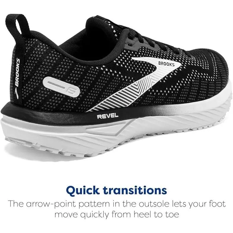 Brooks shoes - Brooks Revel 6 - Revel - 120386 - Black (UPC: 195394150353) 2