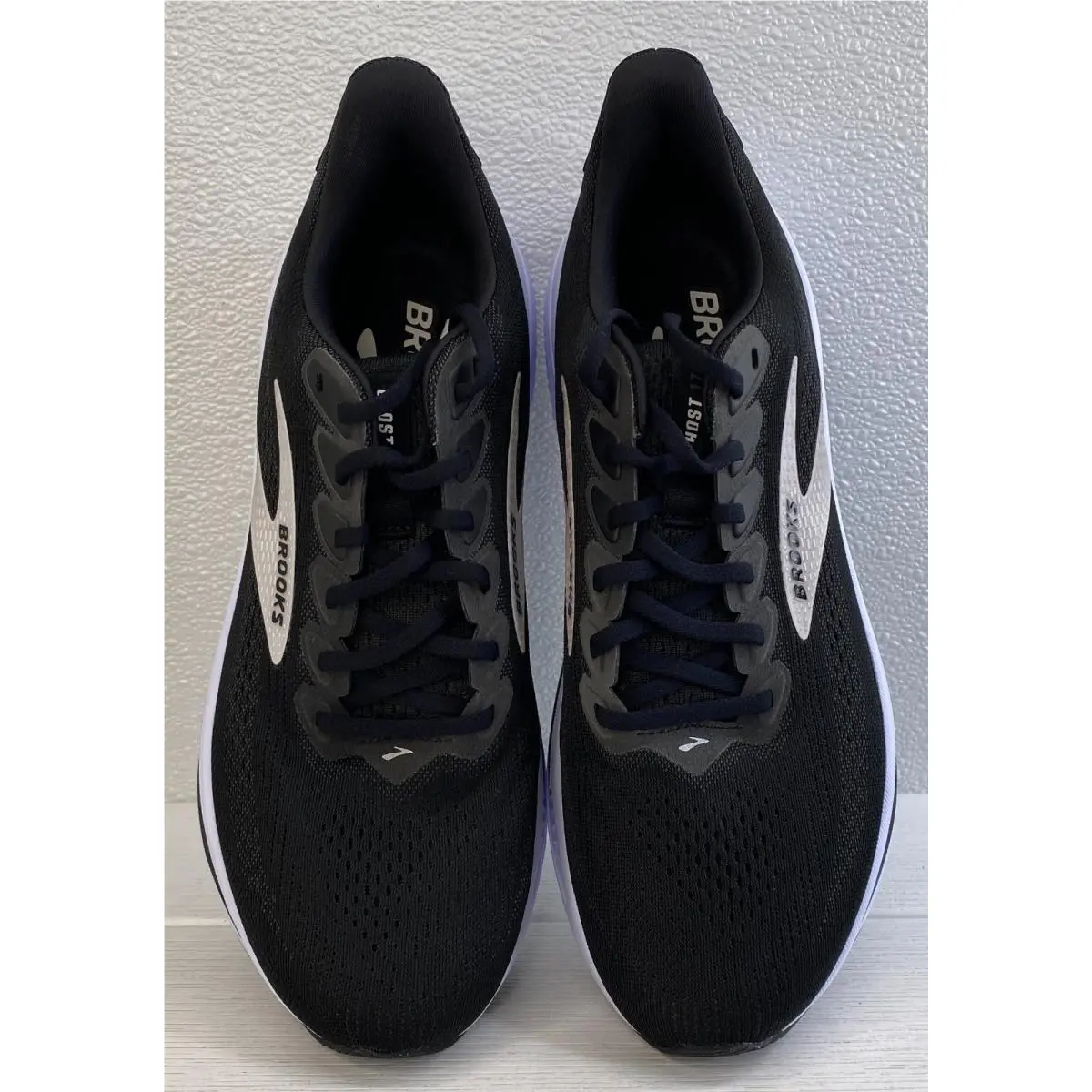 Brooks shoes - Black/ehite 7