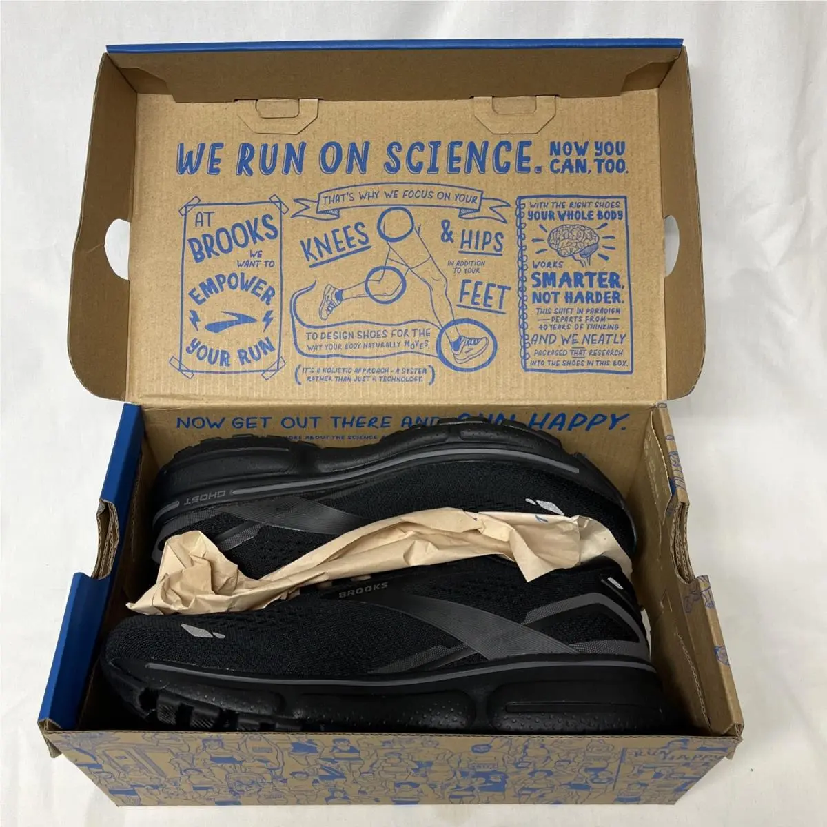 Brooks shoes - Brooks Ghost 15 - Ghost - 120380-1D-020 - Black (UPC: 195394145038) 8