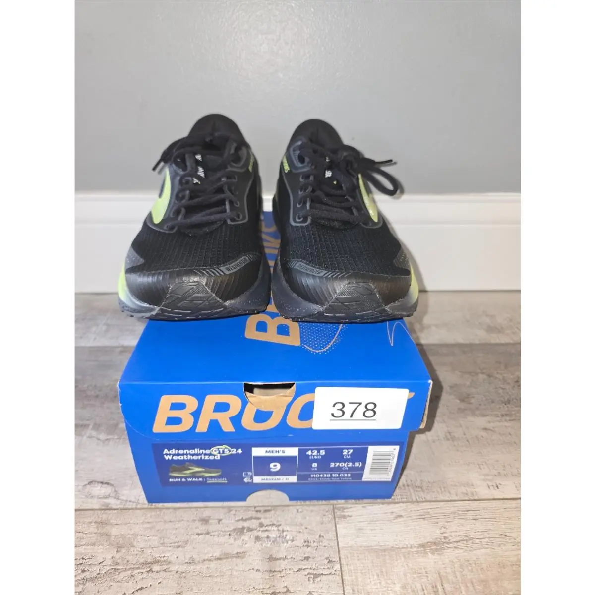 Brooks shoes - 110438033 - 110438-033 - Black (UPC: 195394579918) 1