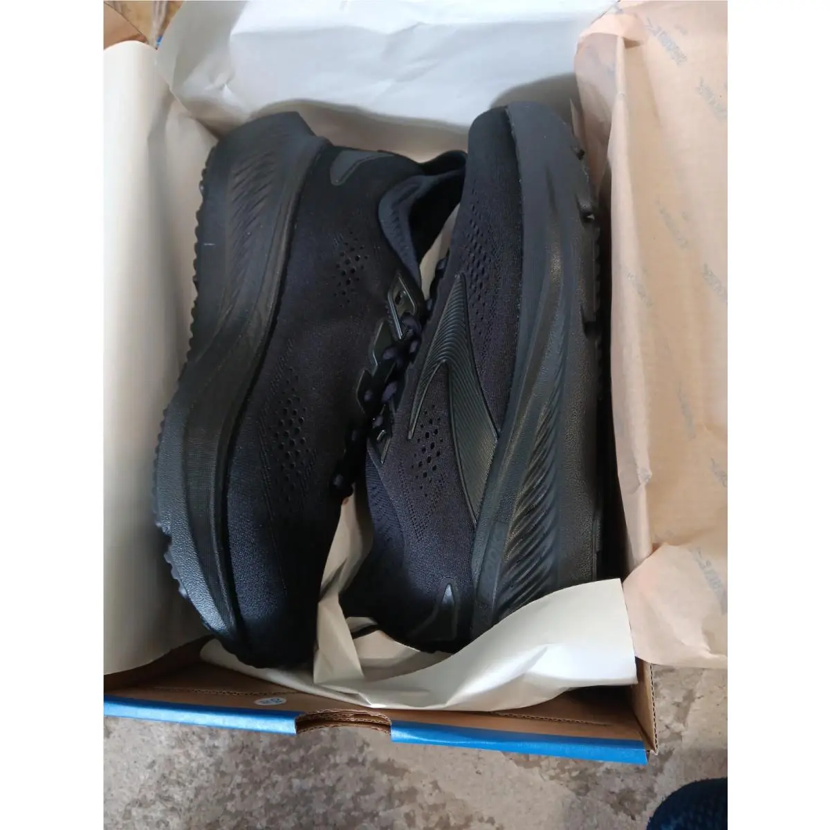 Brooks Glycerin 23 Mens Running Shoes Size 8.5 D Black Ebony 1104761D020