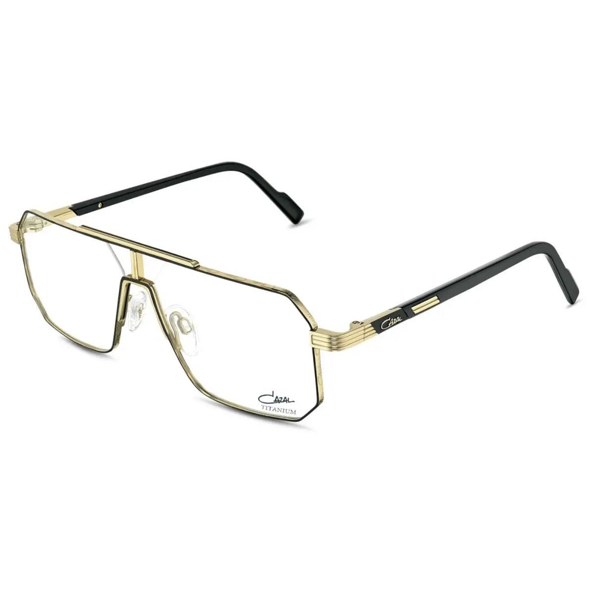 7111 Black Gold 001 Eyeglasses by Cazal