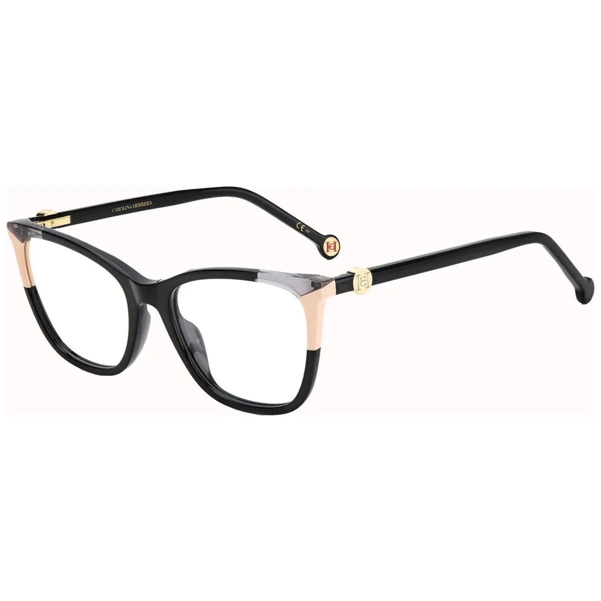 Carolina Herrera Women`s Squared Cat Eye Eyeglass Frames - CH0057 0KDX 53