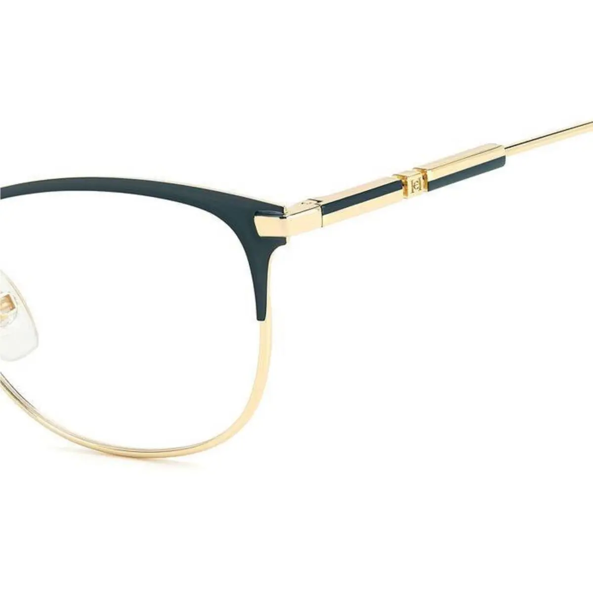 Carolina Herrera Her 0211 Gold Green Pef Size 53 Eyeglasses