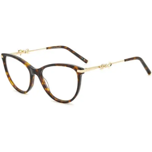 Her 0219 Havana Gold Lvl Size 55 Eyeglasses by Carolina Herrera