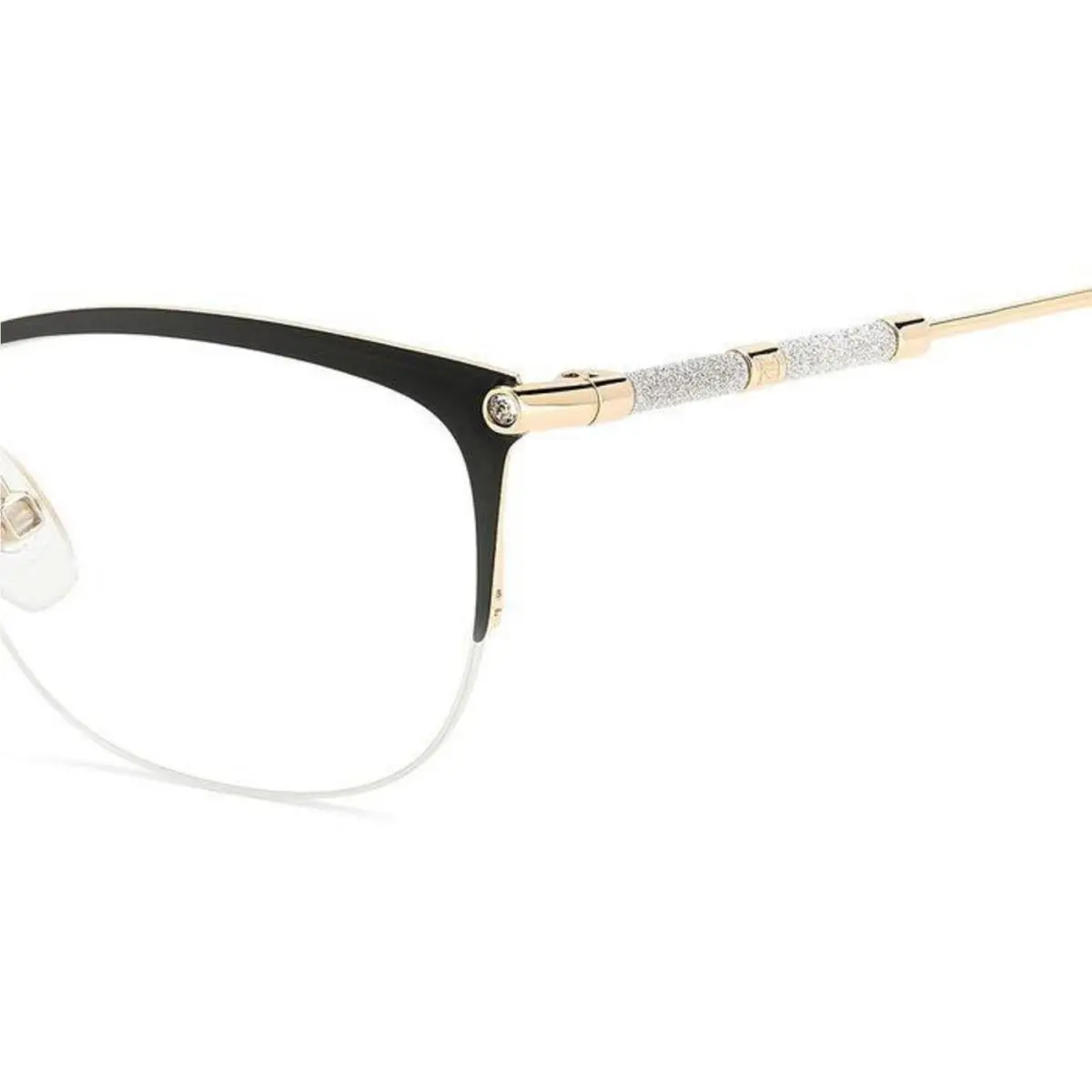 Carolina Herrera Her 0153 Gold Black Rhl Size 54 Eyeglasses