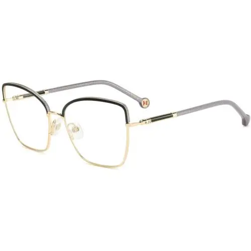 Her 0234 Black Gold AE2 Size 56 Eyeglasses by Carolina Herrera