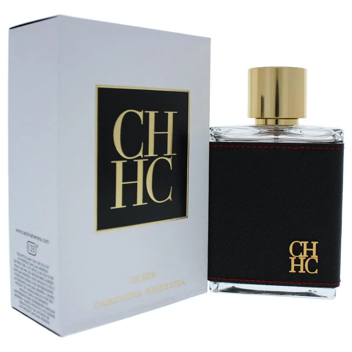 CH by Carolina Herrera For Men - 3.4 oz Edt Spray Packaging May Vary Black