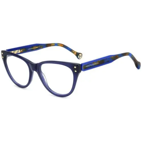 Carolina Herrera Her 0256 Blue Pjp Size 53 Eyeglasses