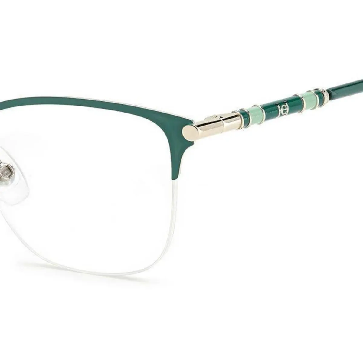 Carolina Herrera CH 0033 Gold Green Pef Size 53 Eyeglasses