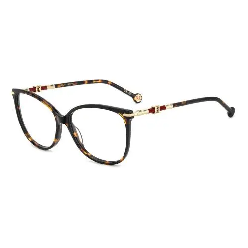 Her 0304 Havana Brown 086 Size 57 Eyeglasses by Carolina Herrera
