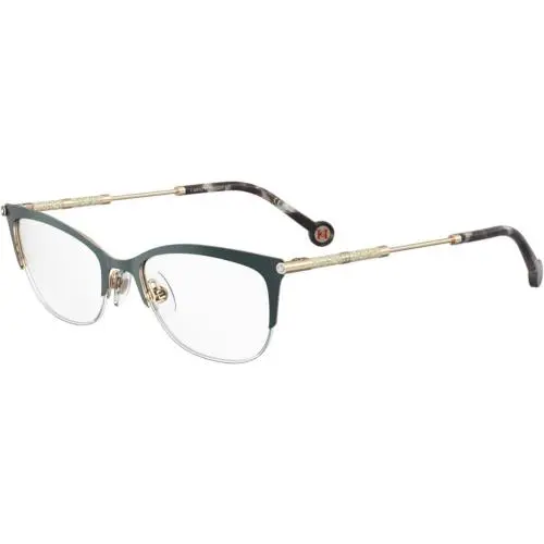 Carolina Herrera Her 0153 Gold / Blue Oga Size 54 Eyeglasses