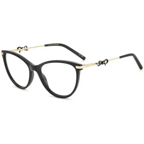 Carolina Herrera Her 0219 Black Gold 2M2 Size 55 Eyeglasses