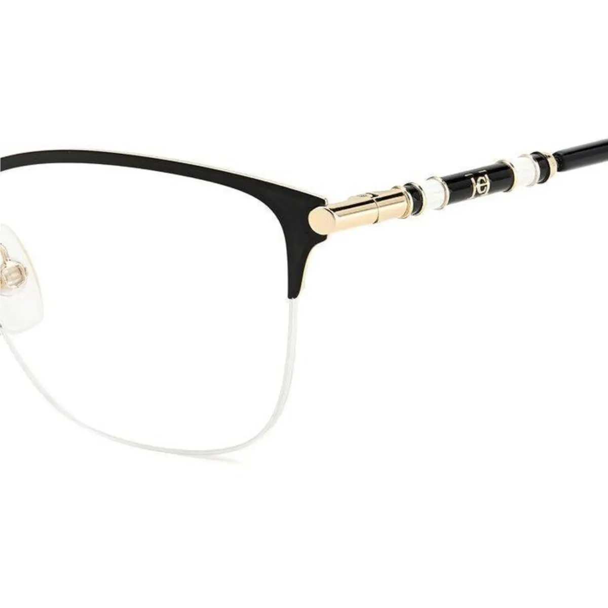 Carolina Herrera CH 0033 Gold Black Rhl Size 53 Eyeglasses