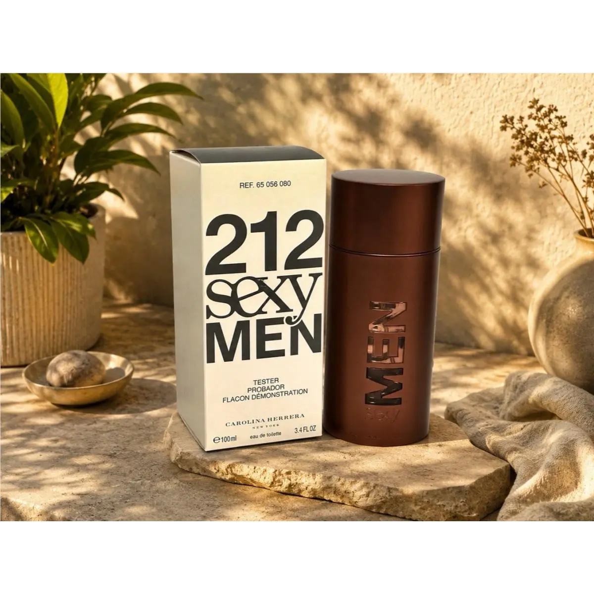 Carolina Herrera 212 Sexy Men`s 3.4Fl.Oz Eau de Toilette Spray Authetic Tester