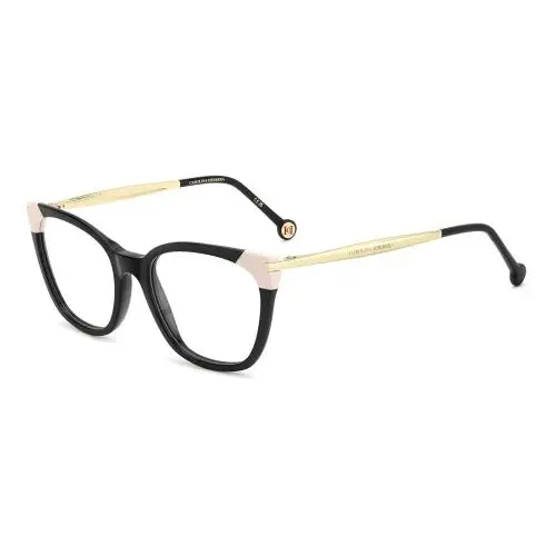Her 0311 Black 807 Size 53 Eyeglasses by Carolina Herrera