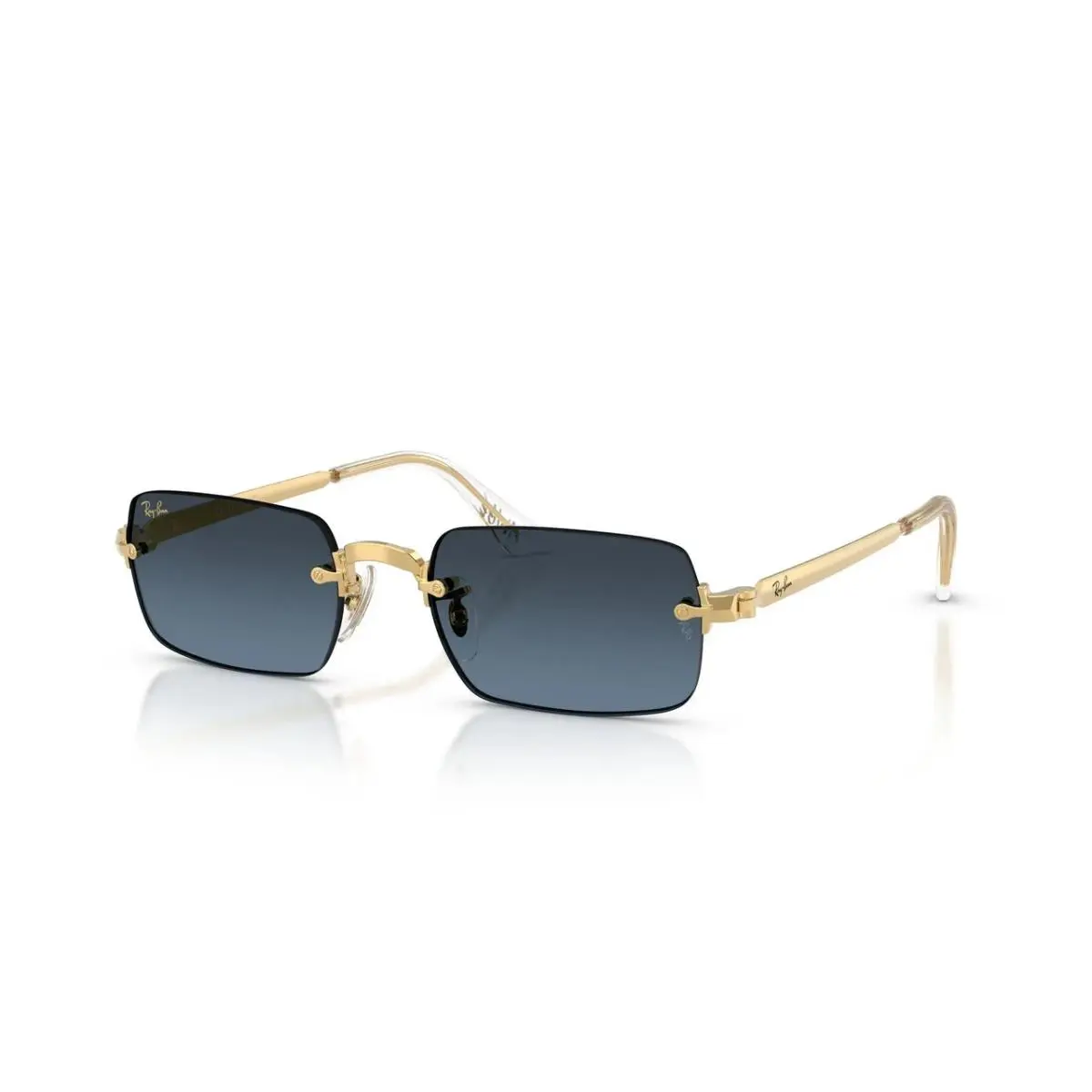 Ray Ban Sunglasses RB3928 001/S2 Arista Gold/blue Gradient Lens 54MM