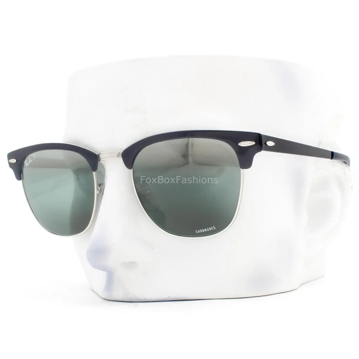 Ray-ban Sunglasses RB3716 9254/G6 Blue Silver Polarized Chromance 51mm with Case