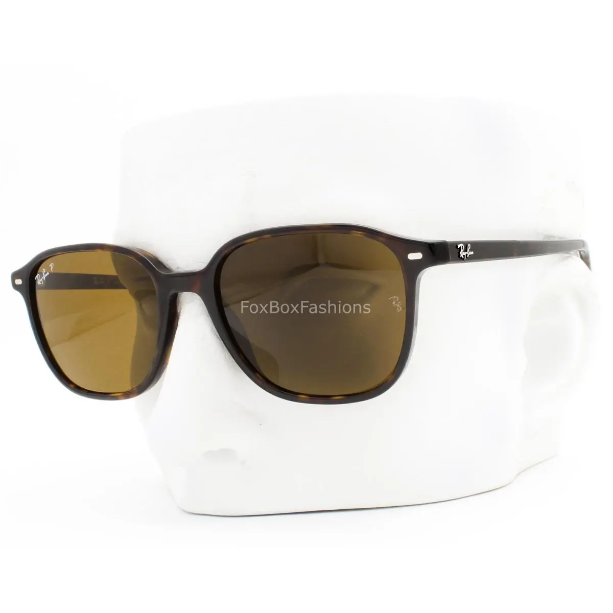 Ray-ban Leonard Sunglasses RB2193 902/57 Brown Havana Glass Polarized 53mm Wcase