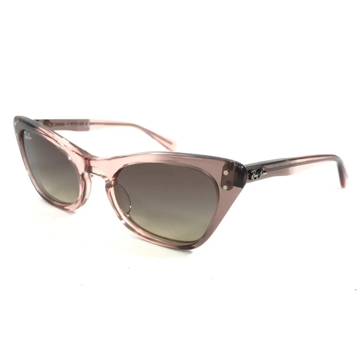 Ray-ban Kids Sunglasses RJ9099S Miss Burbank 7106/2Q Pink Gradient Brown Lenses