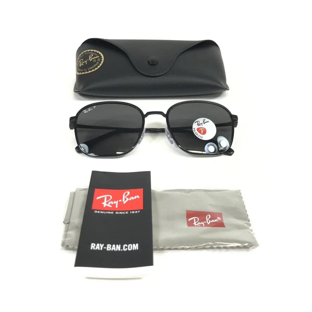 Ray-ban Sunglasses RB3720 002/K8 Chromance Black Frames with Dark Grey Polarized